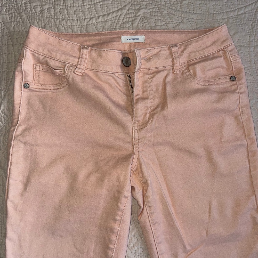 Blue Asphalt Juniors Size 7 Light Pink